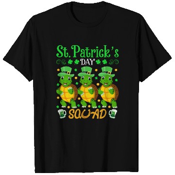 Discover St. Patrick’s Day Squad Funny Turtle Lover T Shirts