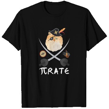 Discover Funny Pi Day Math Teacher Pirate Cat Lover 3.14 T Shirts