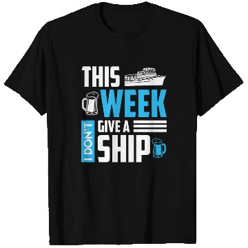 Discover I don't give a ship cruise vacation spring break T Shirts