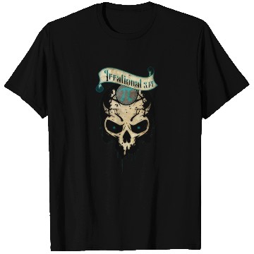 Discover PI Day Irrational Skull Design Teal Edition T Shirts