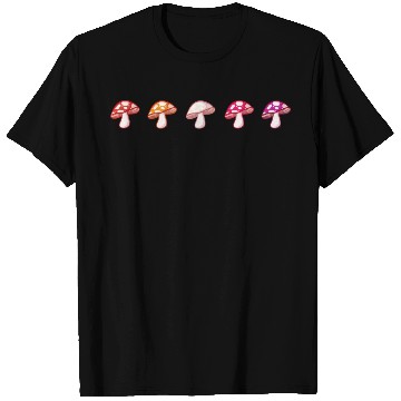 Discover Lesbian Pride Mushrooms T Shirts