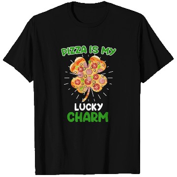 Discover Pizza is my Lucky Charm Pizza Fan T Shirts