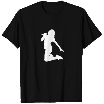 Discover guitar player girl silhouette T Shirts