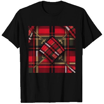 Discover Red Tartan Trellis T Shirts