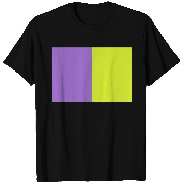 Discover Two Color Rectangle. Interaction T Shirts