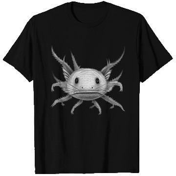 Discover axolotl staring at you - original color T Shirts