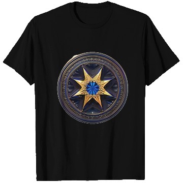 Discover gold star with design T Shirts