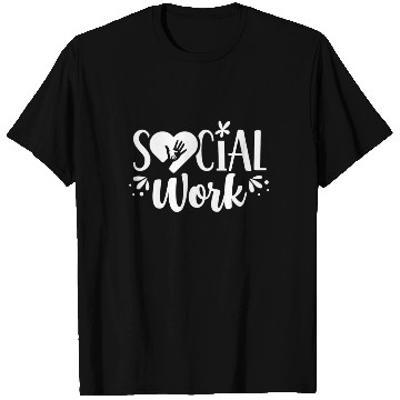 Discover Social Work Job Graduation Worker T Shirts