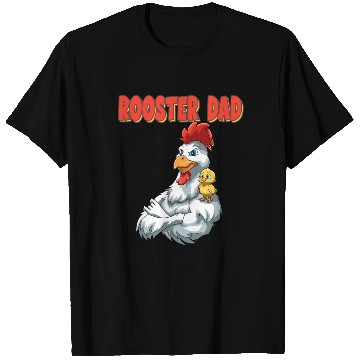 Discover Rooster Dog with Rooster Kid for a Rooster lovers T Shirts