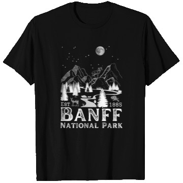 Discover Banff National Park 1885 T Shirts