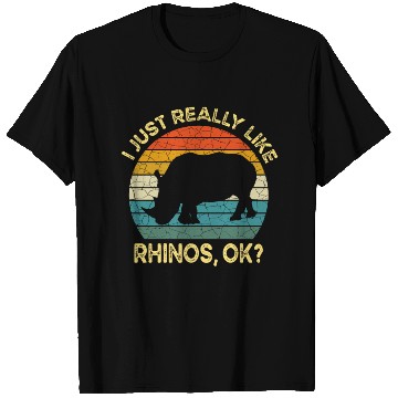 Discover Funny I Just Really Like Rhinos OK, Funny Rhino T Shirts