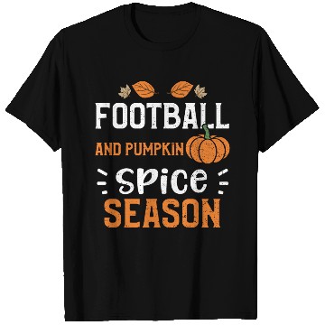 Discover Football And Pumpkin Spice Season T Shirts