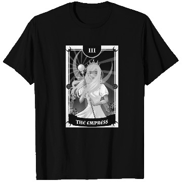 Discover Anime Tarot Card The Empress Gothic T Shirts