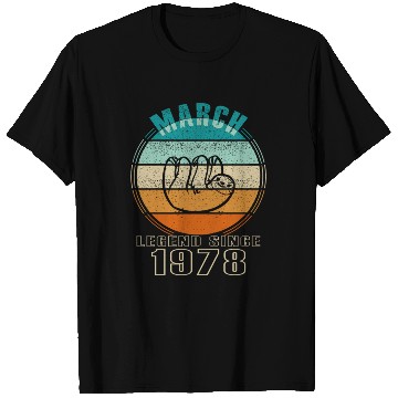 Discover 1978 Im März Vintage T Shirts