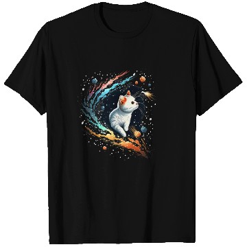 Discover Astronaut Cat or Space Cat on Galaxy Cat Lover T Shirts