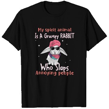 Discover My Spirit animal Is A Grumpy Rabbit T Shirts