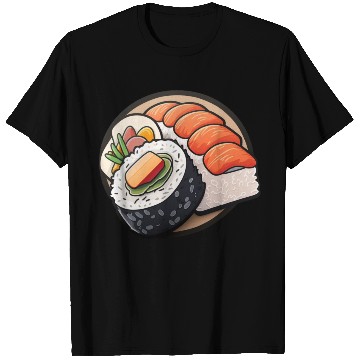Discover Colourful sushi T Shirts