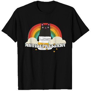 Discover Cat Kitten Antidepressant Rainbow Peace Kindness T Shirts