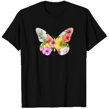 Discover Coconut Girl Aesthetic Butterfly Hibiscus T Shirts