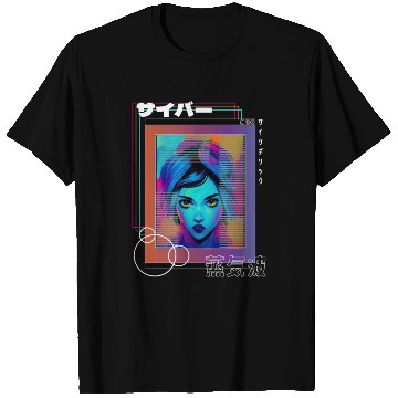 Discover Psychedelic Cyberpop Japanese Vaporwave Aesthetic T Shirts