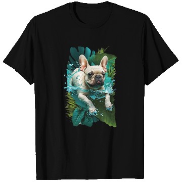 Discover French Bulldog on Vacation Mode T Shirts