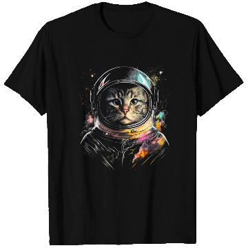 Discover Space Cat on Galaxy Cat Lover T Shirts