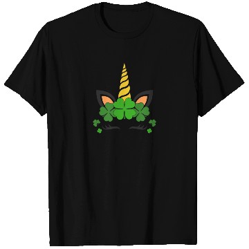 Discover Lucky Unicorn, Magical St Patricks day, St Paddy C T Shirts