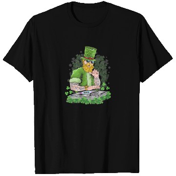 Discover St Patricks Day DJ, Music Love, Tattoos Lucky Clov T Shirts