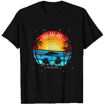 Discover You are my Sunshine Sunset Palms T Shirts