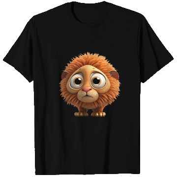 Discover Cute little lion comic character T Shirts