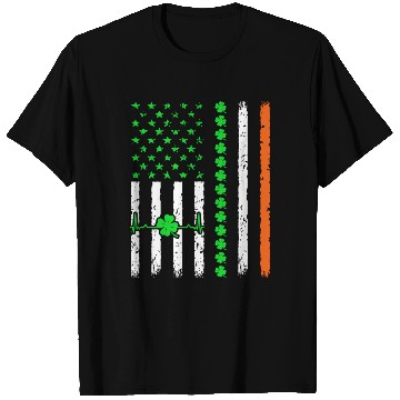 Discover Irish American Flag Ireland St Patrick s Day Lucky T Shirts