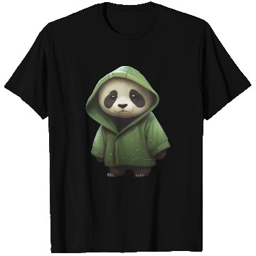 Discover The panda in the green T Shirts