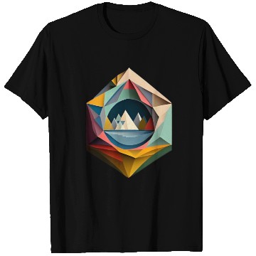 Discover painting of a mountain T Shirts