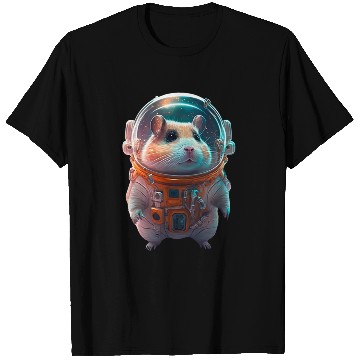 Discover Hamster astronaut spacesuit T Shirts