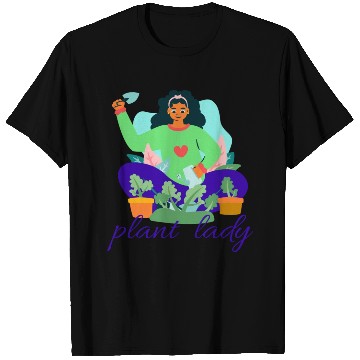 Discover Beautiful plant lady T Shirts