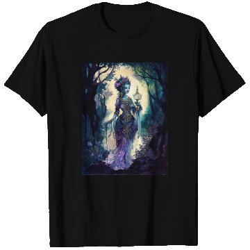 Discover Asian Nature Goddess - Dark Woodland Witchy Forest T Shirts