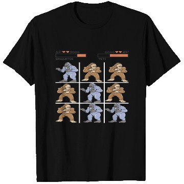 Discover Tic Tac Toe Sasquatch vs. Yeti T Shirts