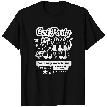 Discover Cat Party T Shirts