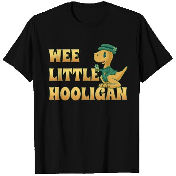 Discover Wee Lil Hooligan loves Dinosaur St Patrick Day T Shirts
