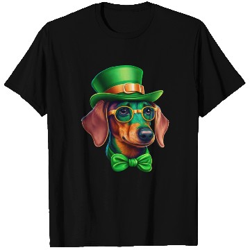 Discover St. Patricks Day Dachshund Wiener Dog Shamrock T Shirts