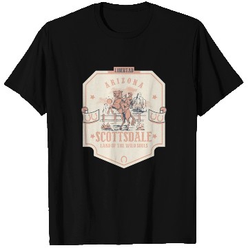 Discover scottsdale Arizonna wild west town T Shirts
