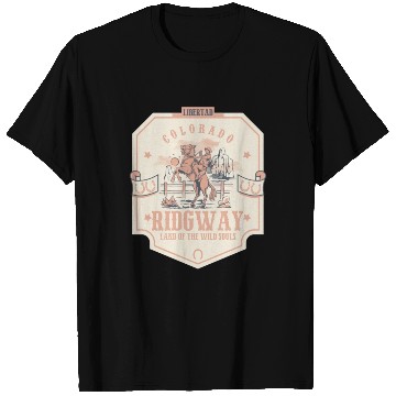 Discover Ridgway colorado wild west town T Shirts