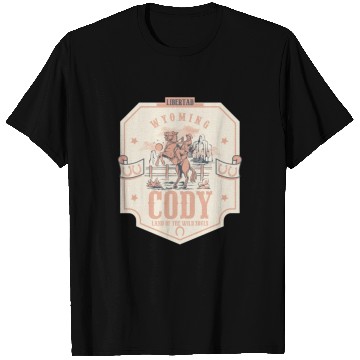 Discover Cody wyoming wild west town T Shirts