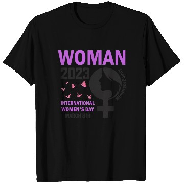 Discover International Women's Day Embrace Equity 8 March T Shirts