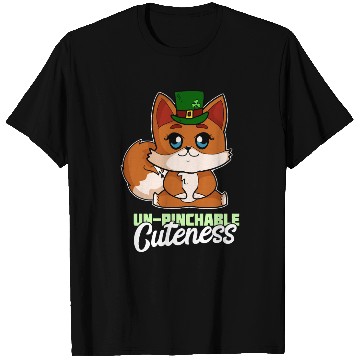 Discover Un Pinchable Cuteness St Patrick Day Fox T Shirts