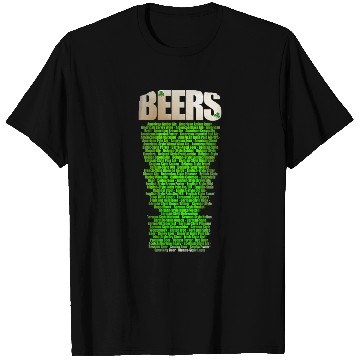 Discover Types of beer edition St Patrick's day T Shirts