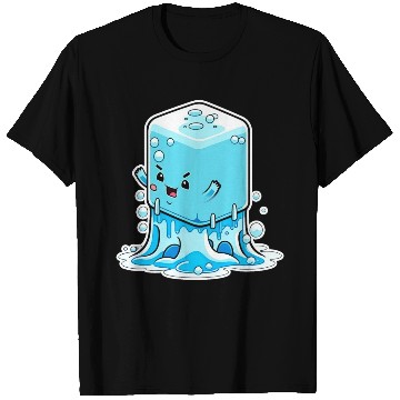 Discover Cute happy kawaii melting ice T Shirts