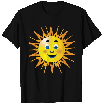 Discover the smiling sun T Shirts