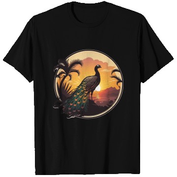 Discover Peacock Sunrise: A Relaxing Journey into Serenity T Shirts