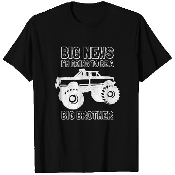 Discover Going To Be A Big Brother Monster Truck Toddler Gi T Shirts